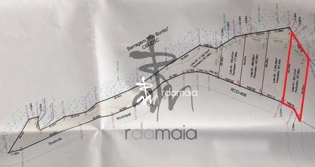 Barragem Rio Bonito Rio dos Cedros SC - foto 1