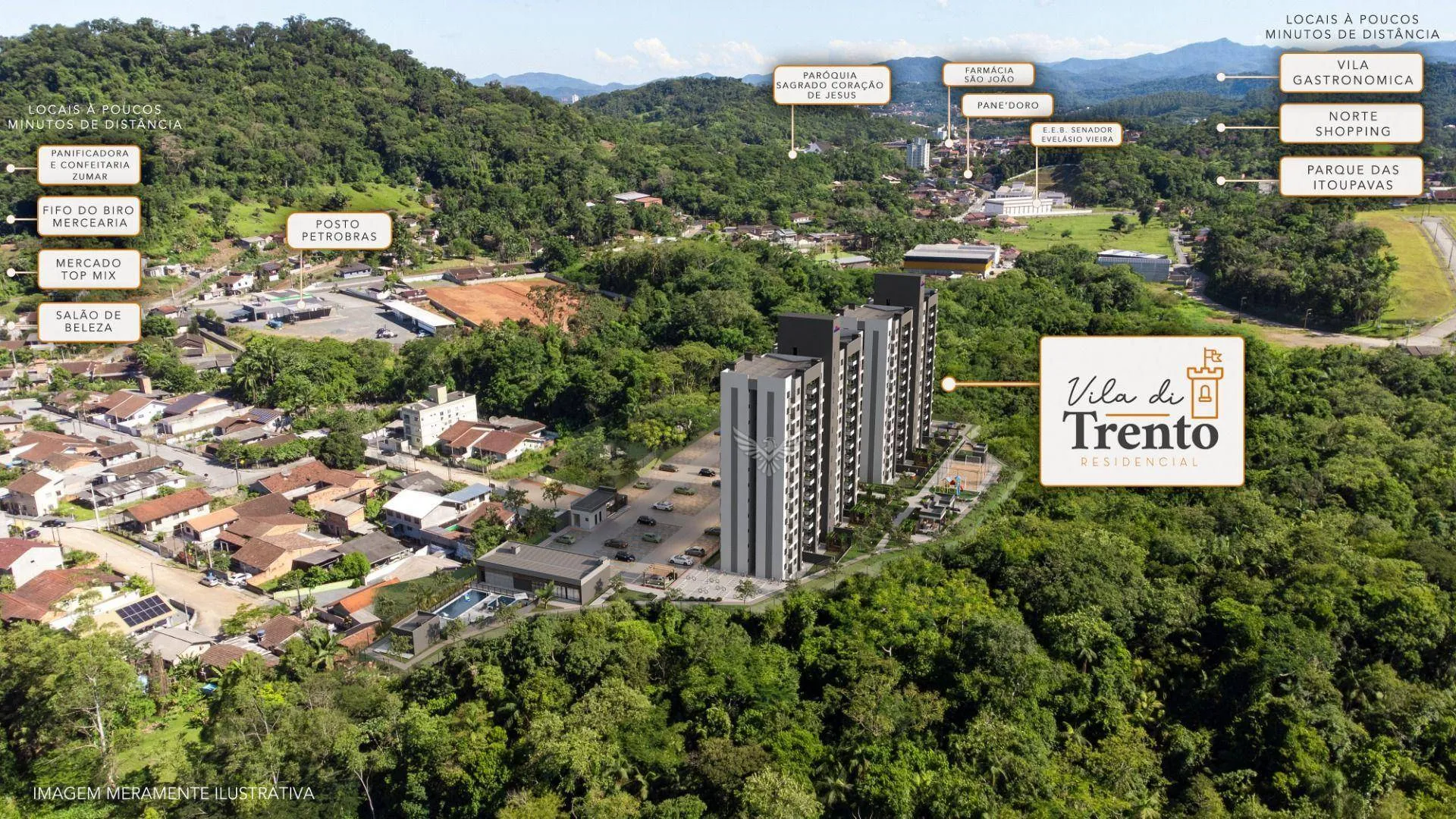 Apartamento com 2 Quartos / 1 Suite na Itoupavazinha — foto 7