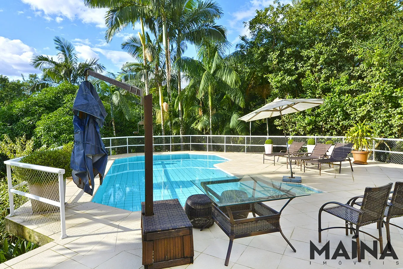 casa, living, lago, piscina, segurança, privacidade, lareira, área de festas, suíte master — foto 4