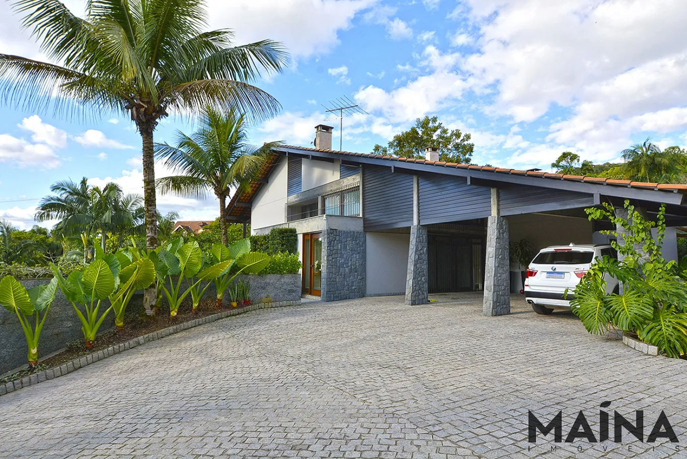 casa, living, lago, piscina, segurança, privacidade, lareira, área de festas, suíte master — foto 5