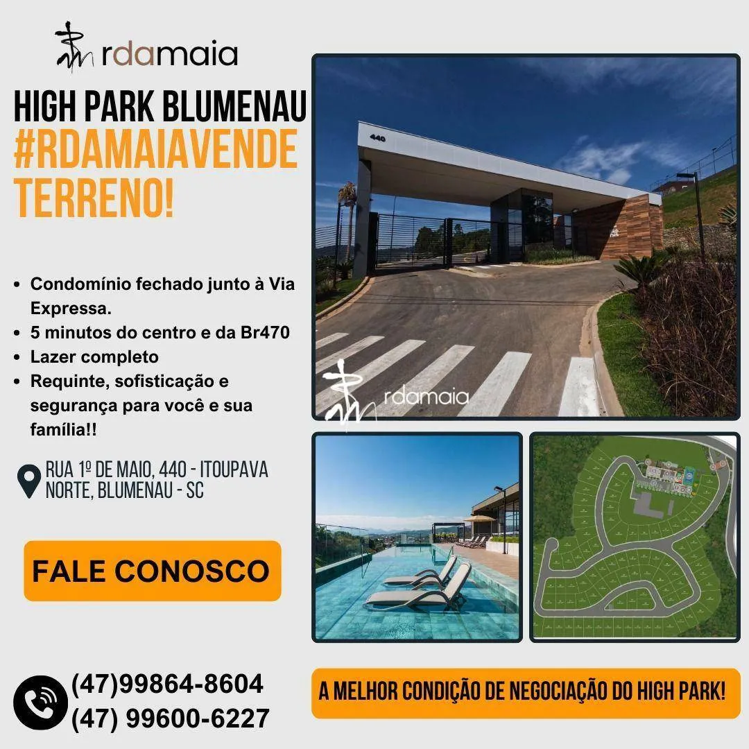 High Park Blumenau - Condomínio Fechado a 5 min do centro - foto 1