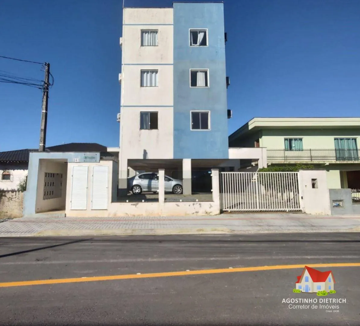 Apartamento No 1 Piso C/02 Quartos + Sacada C/Churrasq.+ Garagem Coberta No Bairro Aventureiro! - foto 1