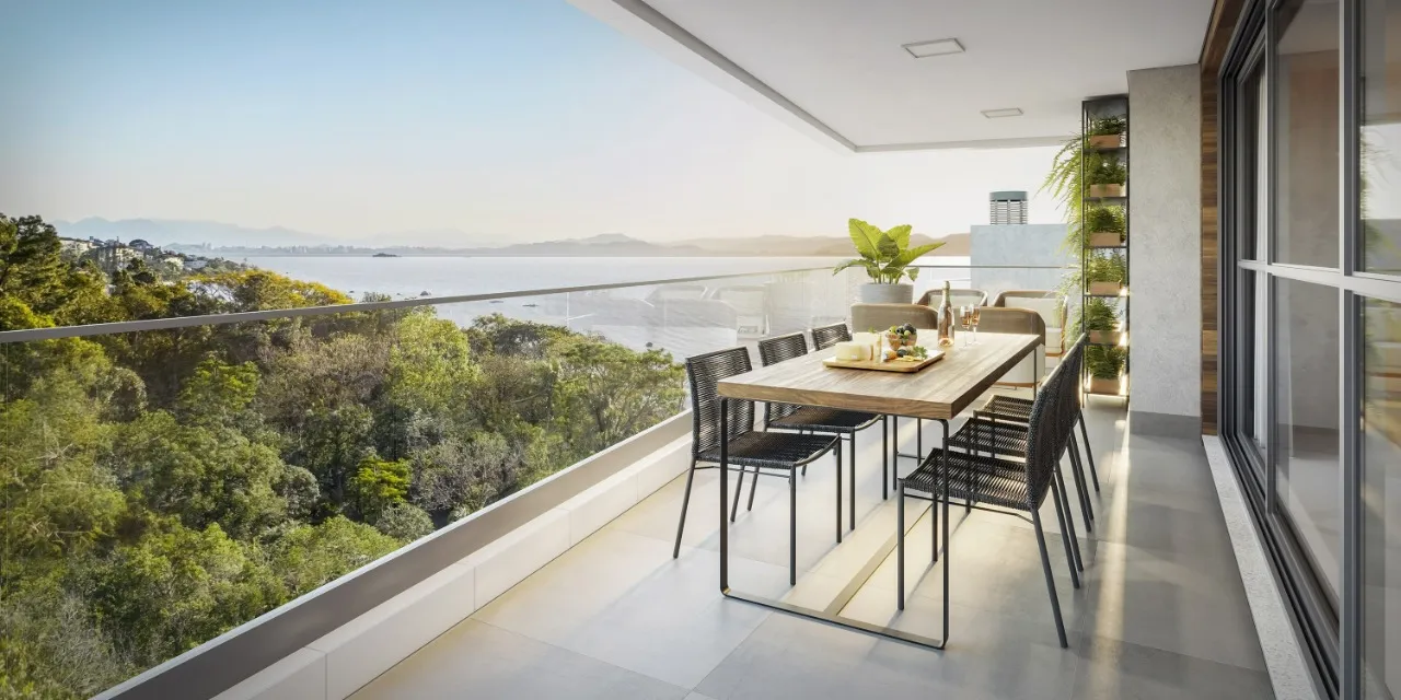 Apartamento à venda com 3 quartos e 3 suítes, 165m² no Cacupé, Florianópolis - foto 1