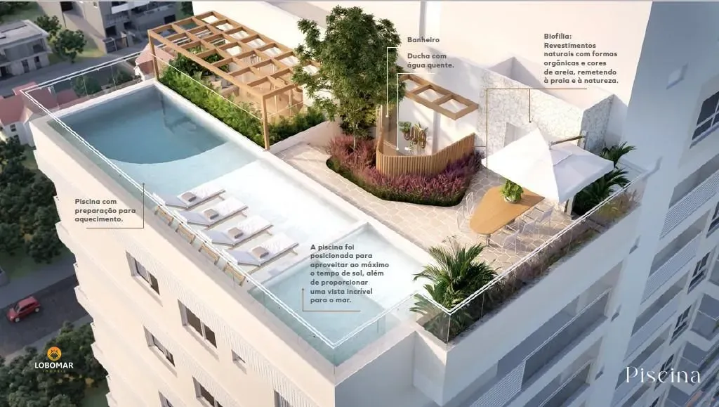 Lançamento apto com 2 dormitórios, à apenas 200m do mar, à venda - Itacolomi - B — foto 7