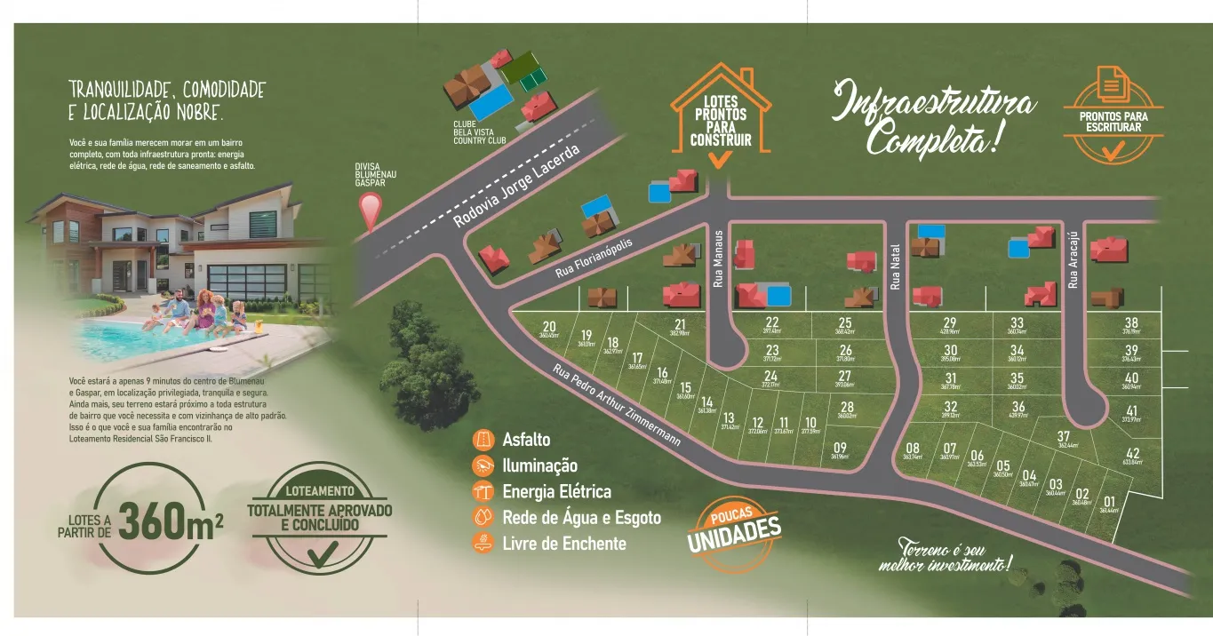 Maravilhoso loteamento com infraestrutura completa próximo do Clube Bela Vista em Gaspar — foto 4