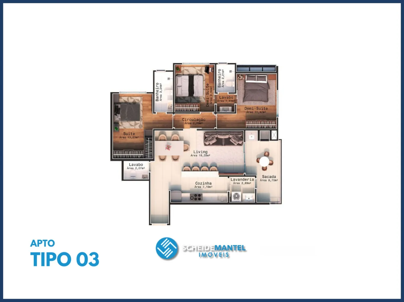 APARTAMENTO NO GRAVATÁ - NAVEGANTES/SC — foto 4