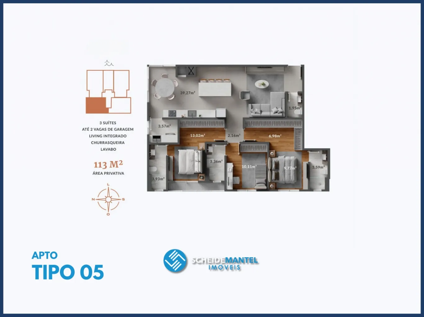 APARTAMENTO NO CENTRO - NAVEGANTES/SC — foto 3