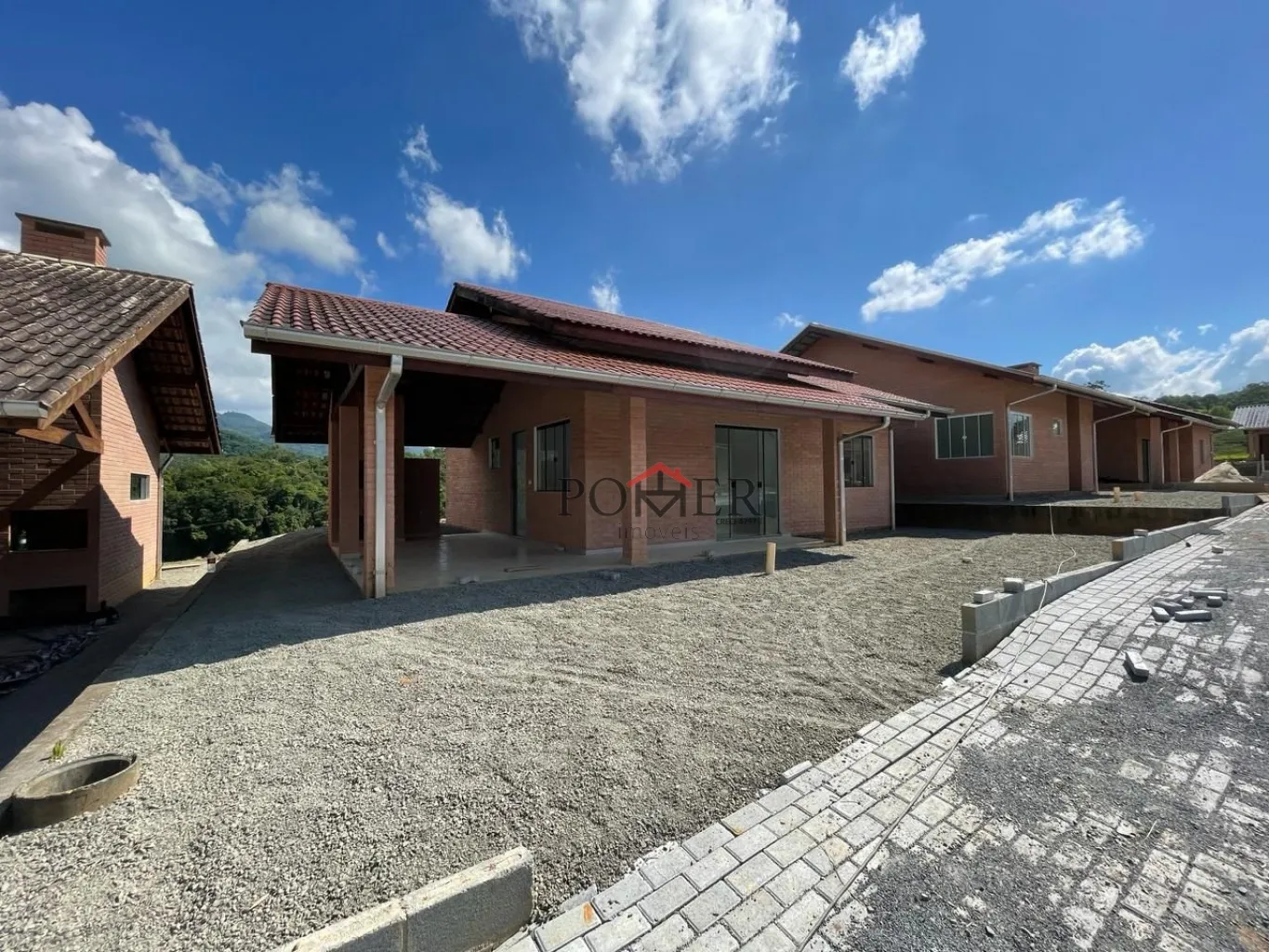 Linda Casa nova, no condomínio Residencial Ecohaus, com 3 dormitórios sendo uma suíte, com 107,93 m, localizado no Bairro Pomerode Fundos, na cidade de Pomerode. — foto 2