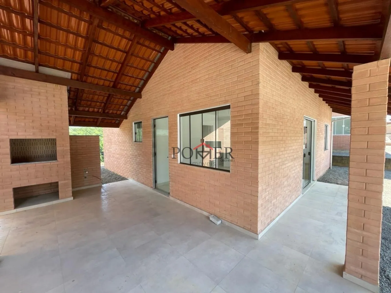 Linda Casa nova, no condomínio Residencial Ecohaus, com 3 dormitórios sendo uma suíte, com 107,93 m, localizado no Bairro Pomerode Fundos, na cidade de Pomerode. — foto 3