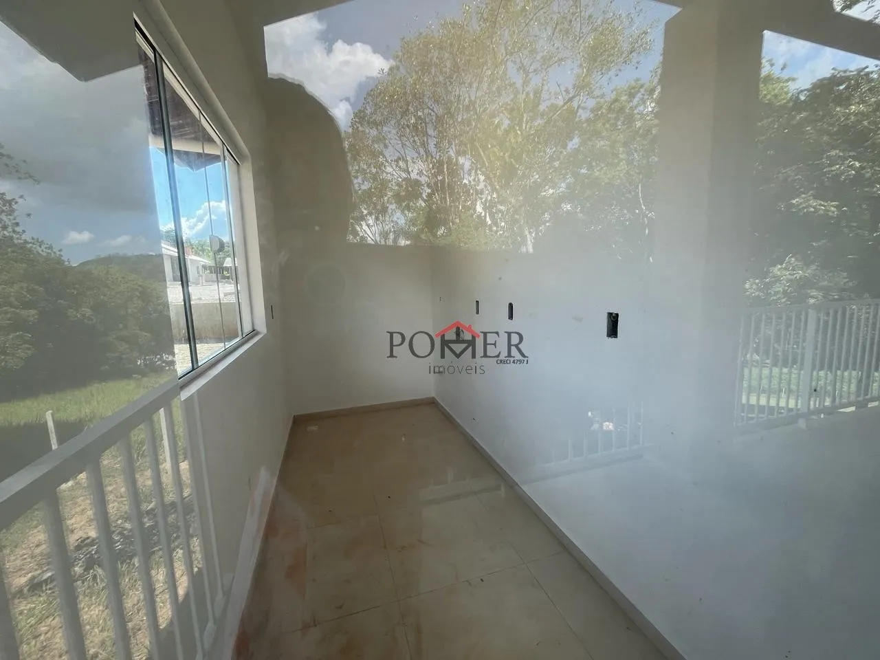 Lindas casas novas, no condomínio Residencial Ecohaus, com 3 dormitórios, com 122,17 m de área privativa, no Bairro Pomerode Fundos, na cidade de Pomerode. — foto 5