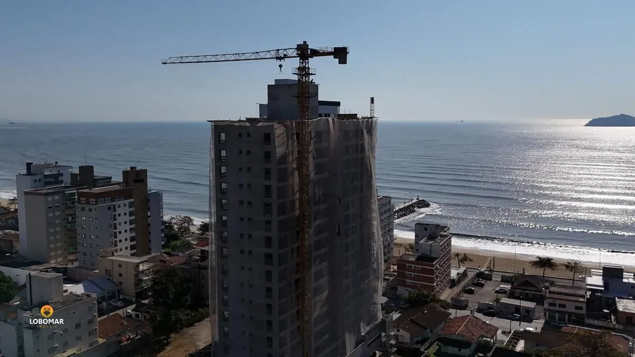 Apartamento vista mar, com 3 dormitórios à venda - Centro - Balneário Piçarras/ — foto 2