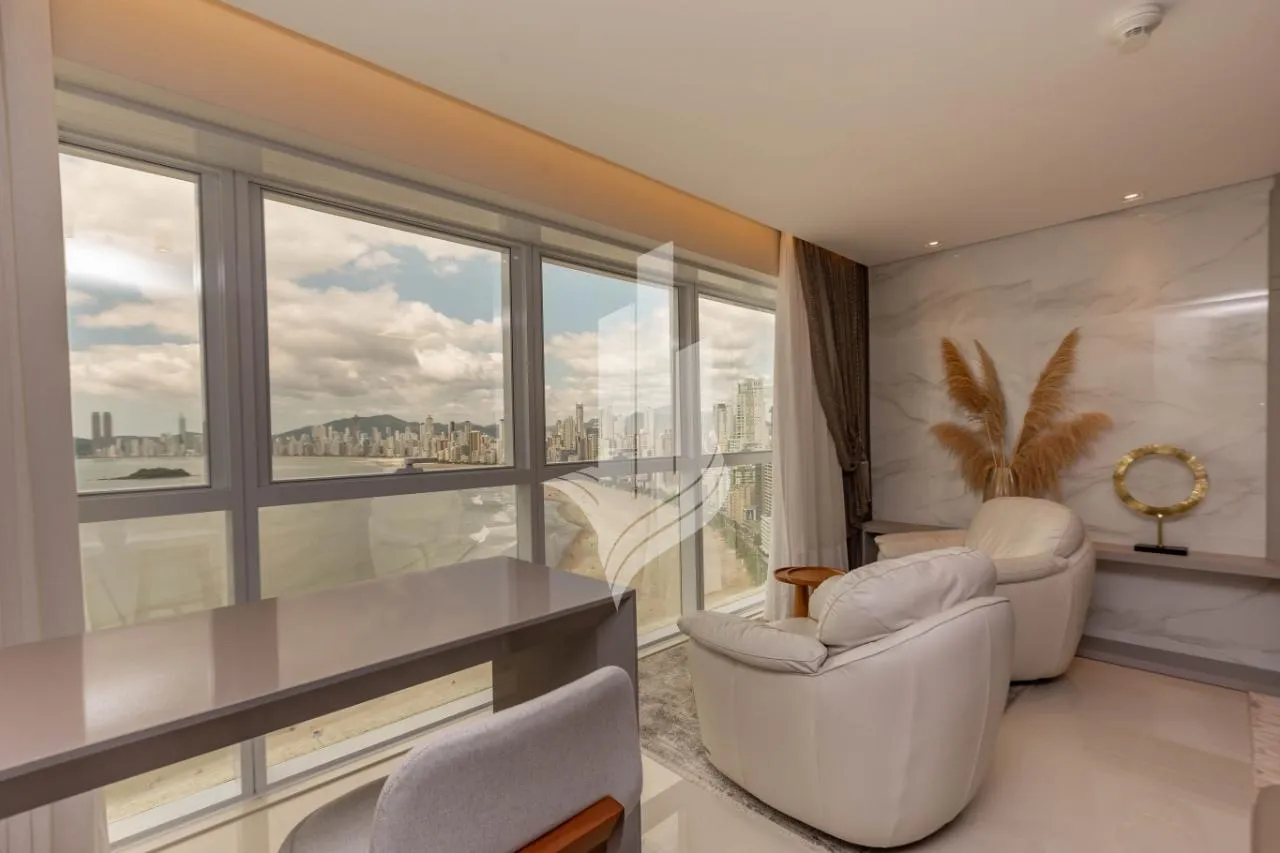 Apartamento com vista definitiva frente mar, MOBILIADO E EQUIPADO, com 3 suítes e 4 vagas de garagem. — foto 6