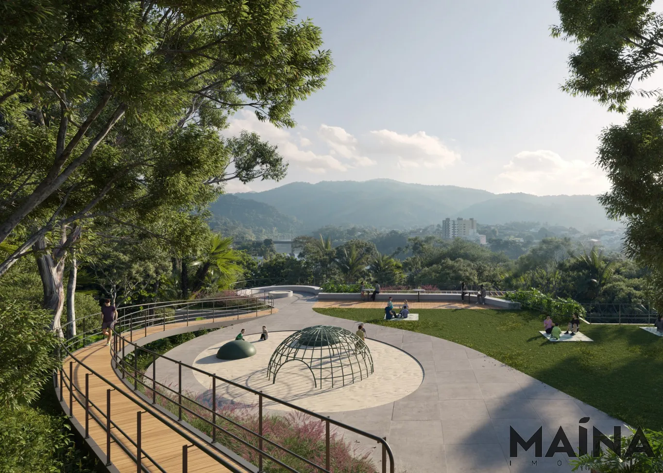 Blumenau pertence ao futuro e o seu futuro pertence a você! Conheça o Loteamento Ponta Vila um espaço urbano em meio à natureza, a apenas 2 min do Centro no bairro Ponta Aguda! - foto 1