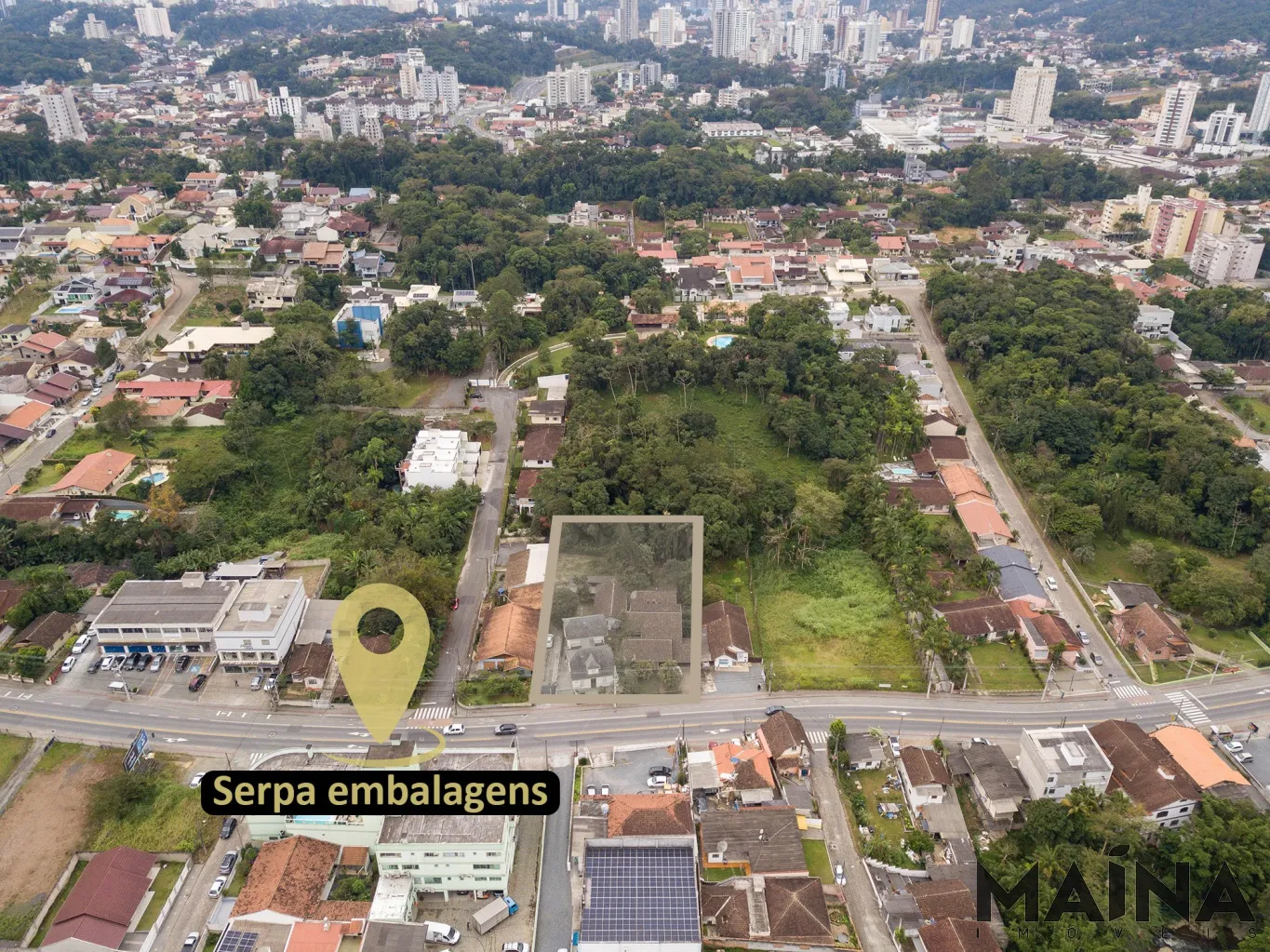 Oportunidade de terreno de 2577 m2 de frente para rua General Osório no bairro da Velha em Blumenau - foto 1