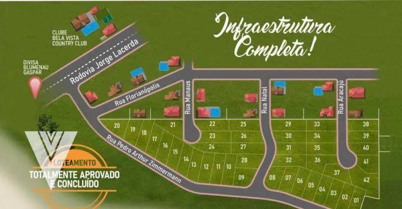 Terreno à venda, 360 m por R$ 315.668,27 - Bela Vista - Gaspar/SC - foto 1