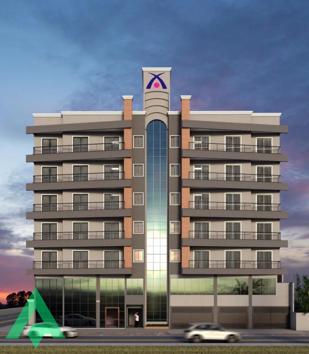 Apartamento 2 dormitórios à venda por R$ 990.00,00 - Bairro Meia Praia - Navegantes/SC - foto 1