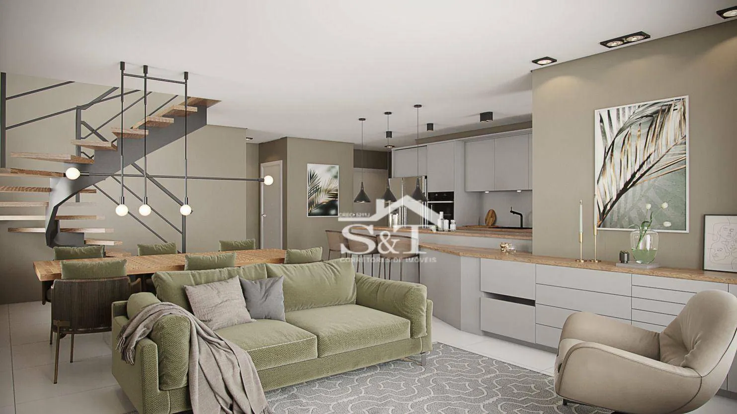 Apartamento Duplex com 2 dormitórios à venda, 92 m por R$ 925.420,08 - Cachoeira do Bom Jesus - Florianópolis/SC — foto 4