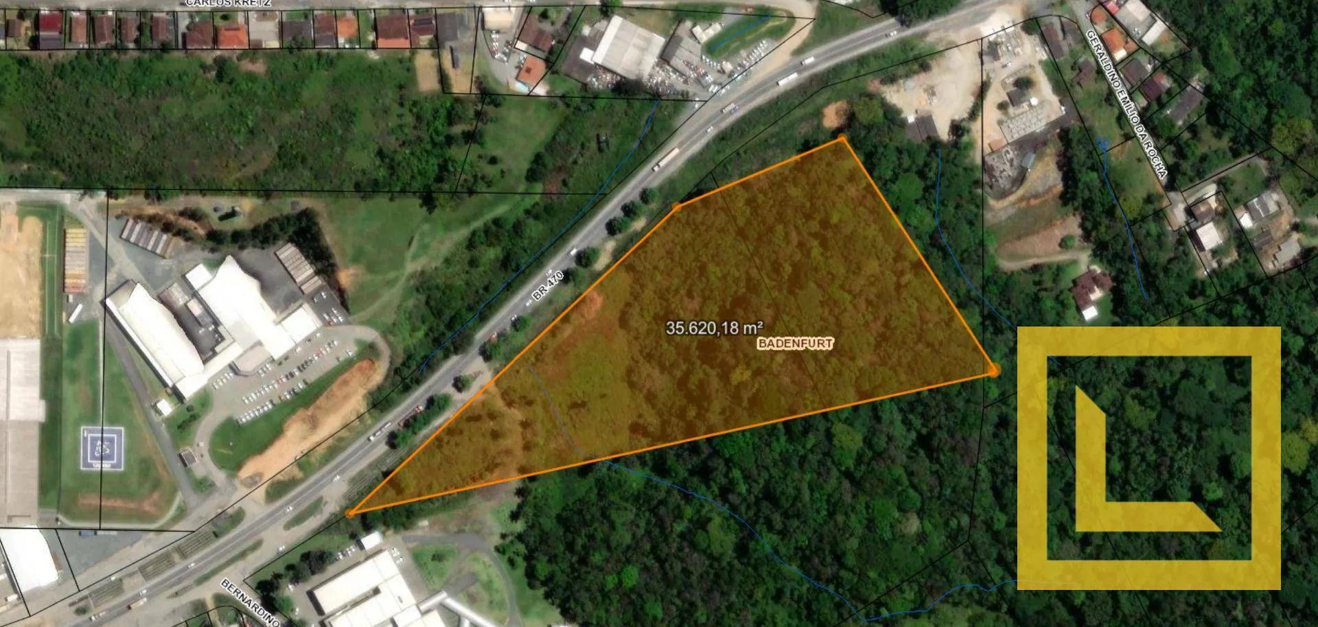 Terreno à venda, 35106 m por R$ 9.500.000,00 - Badenfurt - Blumenau/SC - foto 1