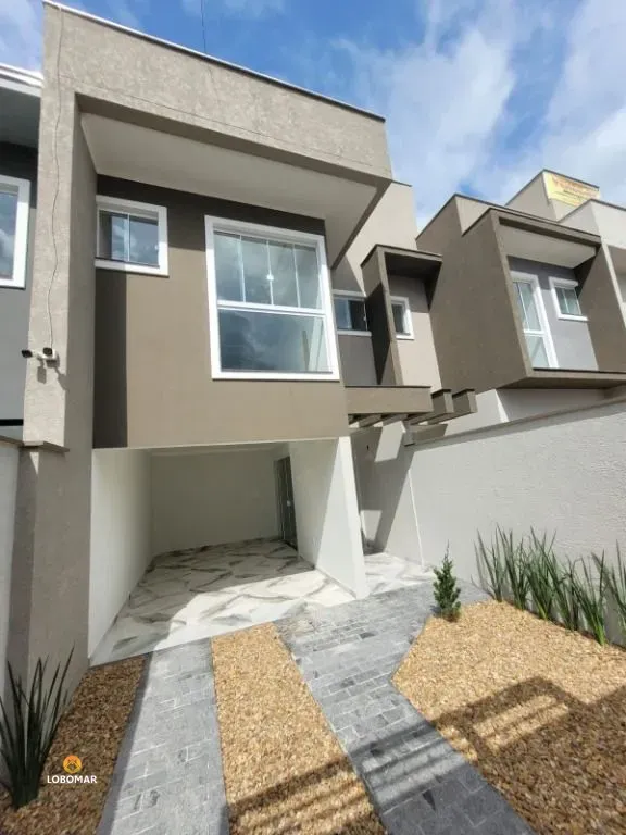 Sobrado novo pronto para morar - 450 metros da praia - 3 dormitórios, sendo 1 su - foto 1