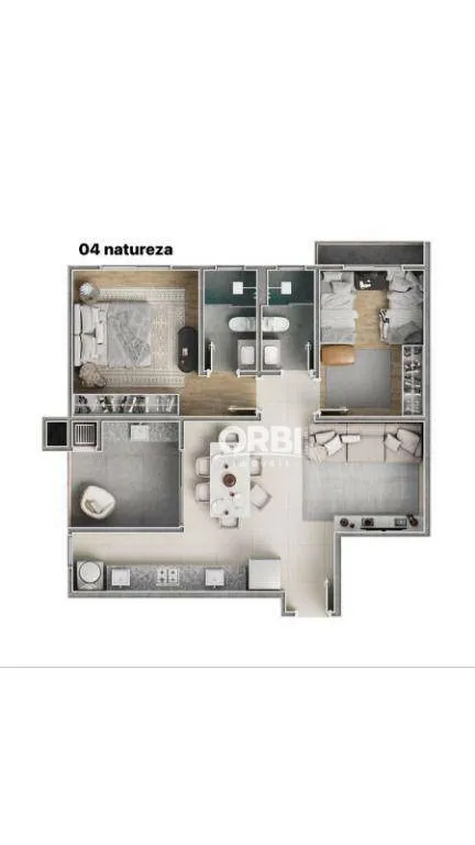 Apartamento com 2 dormitórios à venda, 74 m por R$ 773.386,36 - Gravatá - Navegantes/SC - foto 1