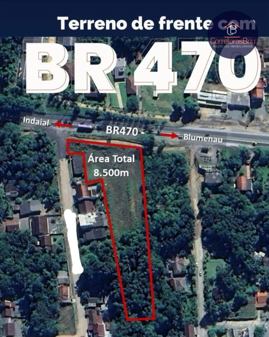 Terreno à venda, 8500 m por R$ 3.600.000,00 - Badenfurt - Blumenau/SC - foto 1