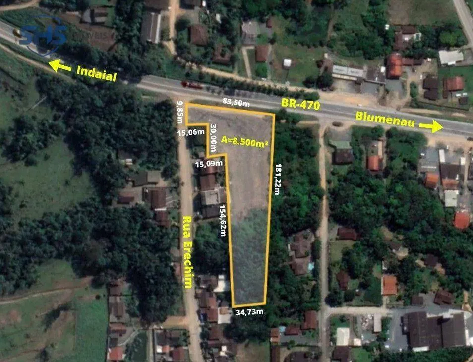 Terreno à venda, 8500 m por R$ 3.600.000,00 - Encano Do Norte - Indaial/SC - foto 1