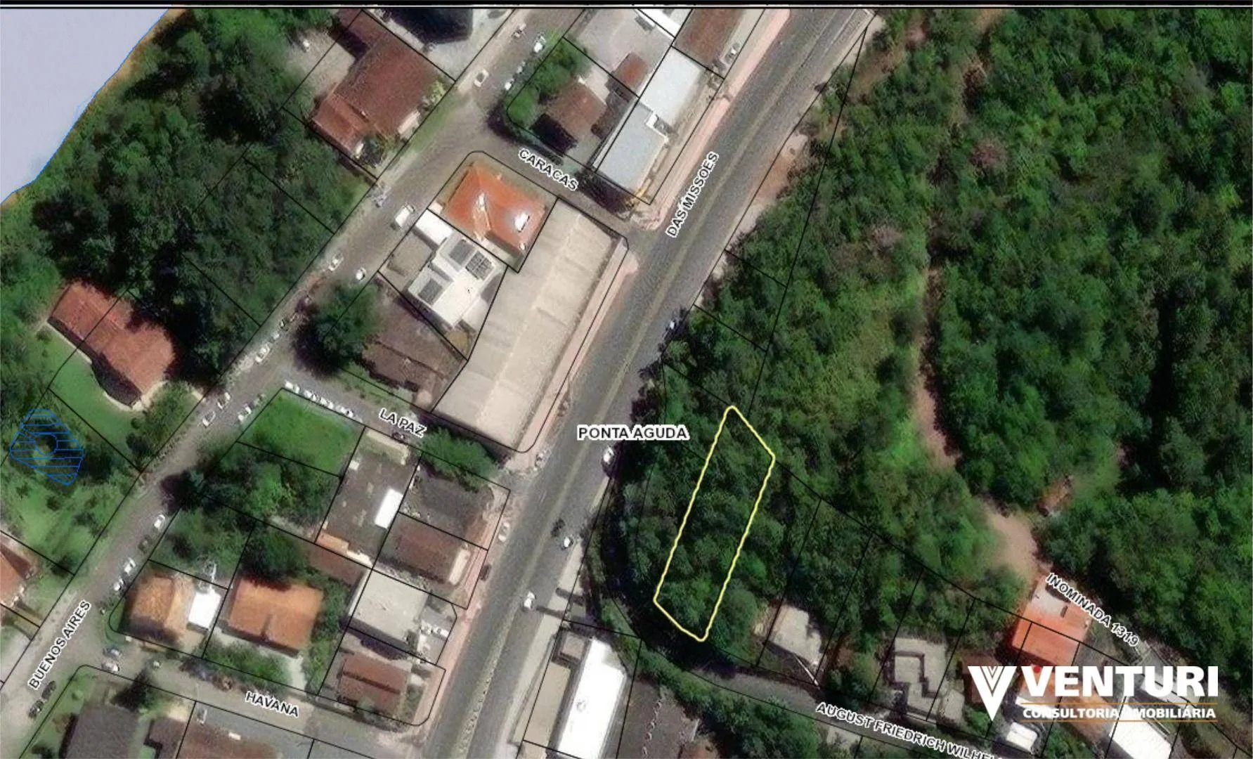 Terreno à venda, 665 m por R$ 180.000,00 - Ponta Aguda - Blumenau/SC - foto 1