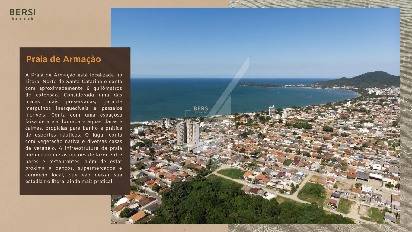 - ABELARDO IMÓVEIS - Localizado em Penha, o Bersi Home Club está cercado de belas praias, que possuem o certificado internacional de balneabilidade e ações de sustentabilidade e meio ambiente, garantindo assim um excelente local para toda a família. — foto 4