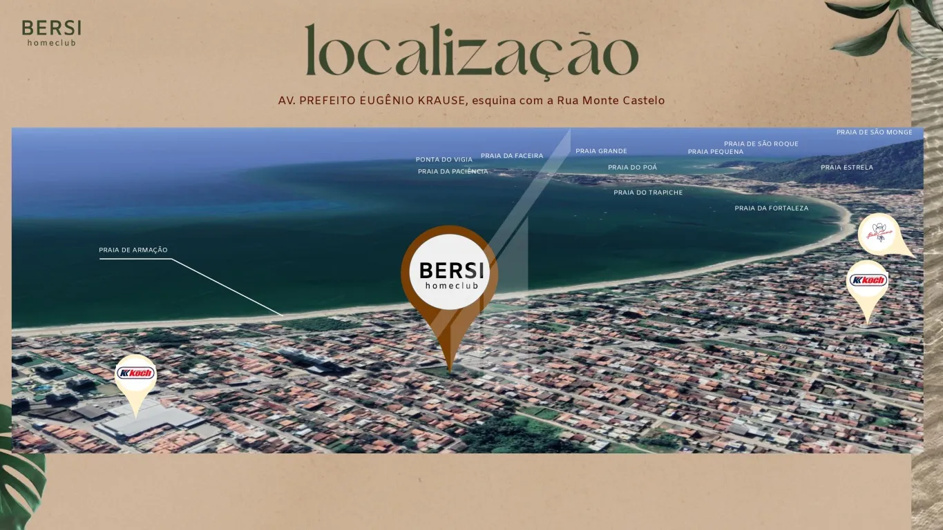 - ABELARDO IMÓVEIS - Localizado em Penha, o Bersi Home Club está cercado de belas praias, que possuem o certificado internacional de balneabilidade e ações de sustentabilidade e meio ambiente, garantindo assim um excelente local para toda a família. — foto 5