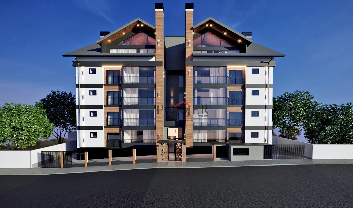 Belíssimos apartamentos de alto padrão no LE CLASSIC Residence, com 3 suítes e duas vagas de garagem, em localização privilegiada no centro da cidade de Pomerode. - foto 1