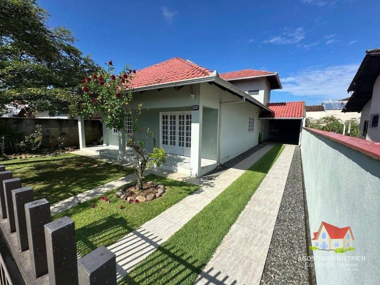 Imperdivel ! Residencia em Alvenaria Averbada C/laje C/228 m2 C/03 Quartos+Area C/Churrasqueira + Placas Solares e Terreno C/362,00m2 No Joao Costa! — foto 3