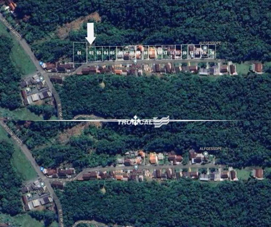 Terreno à venda, 420 m por R$ 249.000,00 - Fortaleza - Blumenau/SC — foto 2
