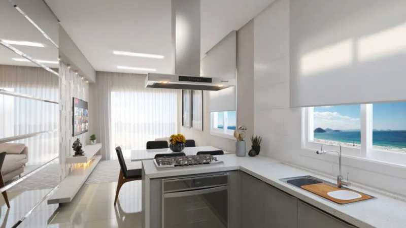 Apartamento no Centro de Navegantes, com 3 dormitórios, suíte apenas a 150 metros do mar. - foto 1