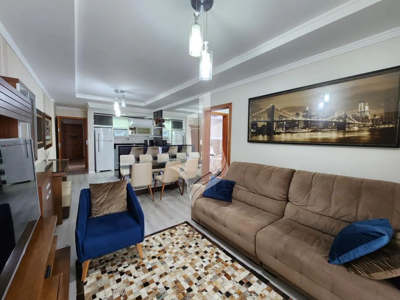 Apartamento Mobiliado e Decorado, pronto para morar com 236m de área privativa a 80m da praia e vista mar. — foto 6