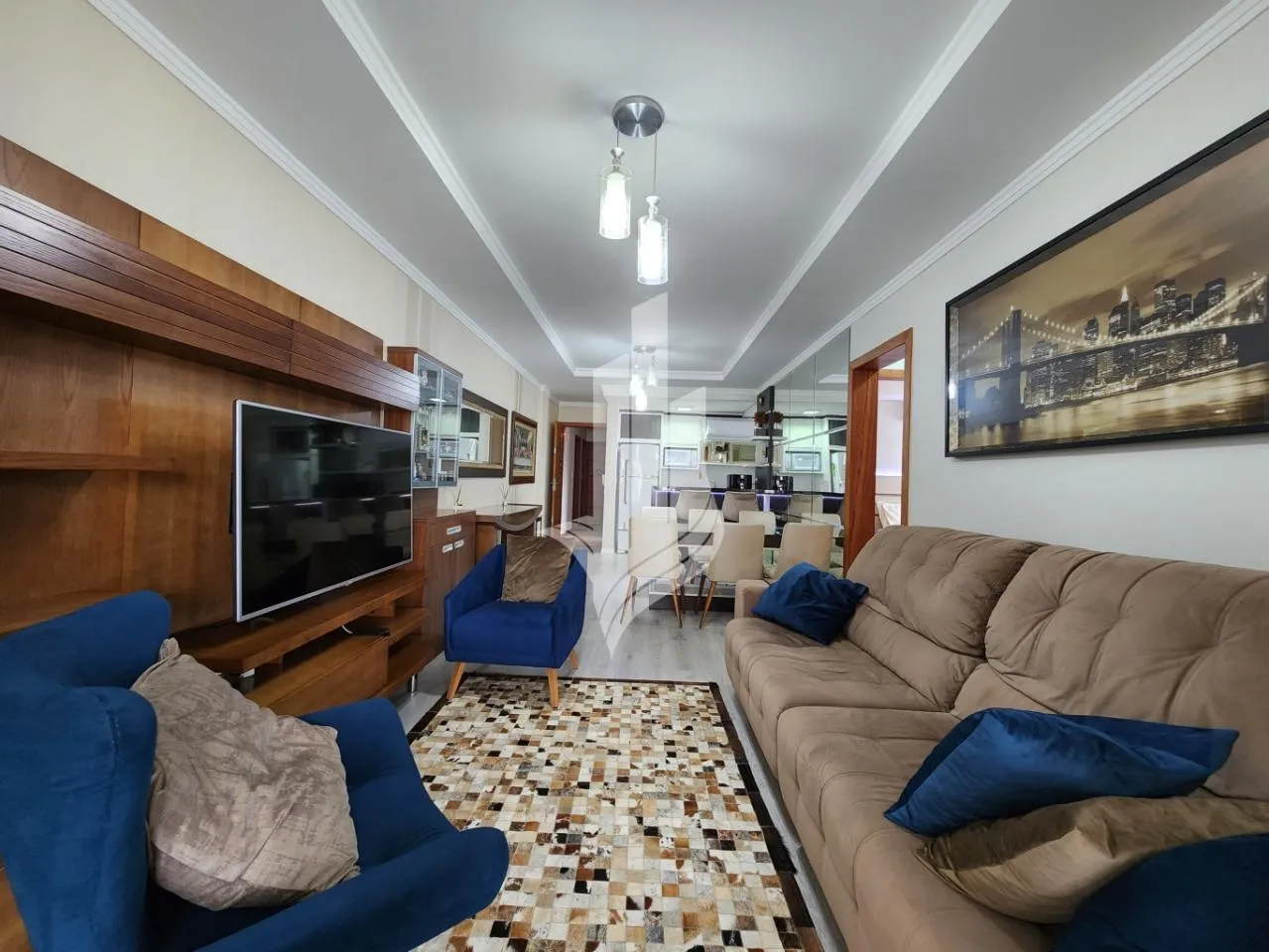 Apartamento Mobiliado e Decorado, pronto para morar com 236m de área privativa a 80m da praia e vista mar. — foto 7