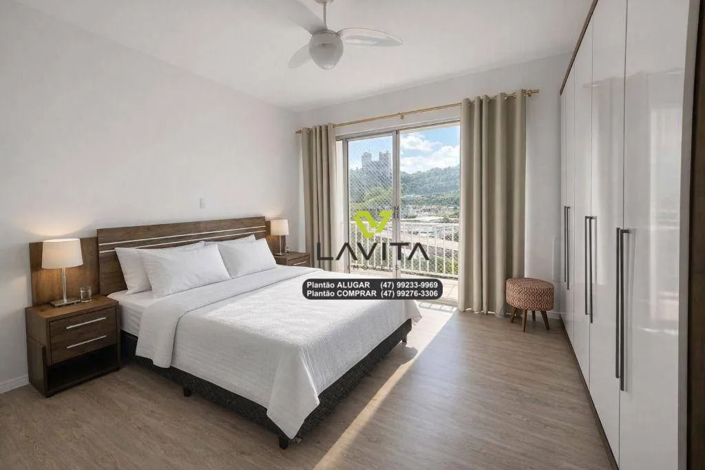 Apartamento com 1 dormitório para alugar, 40 m por R$ 2.007/mês - Garcia - Blumenau/SC - Em frente ao Terminal Fonte - foto 1