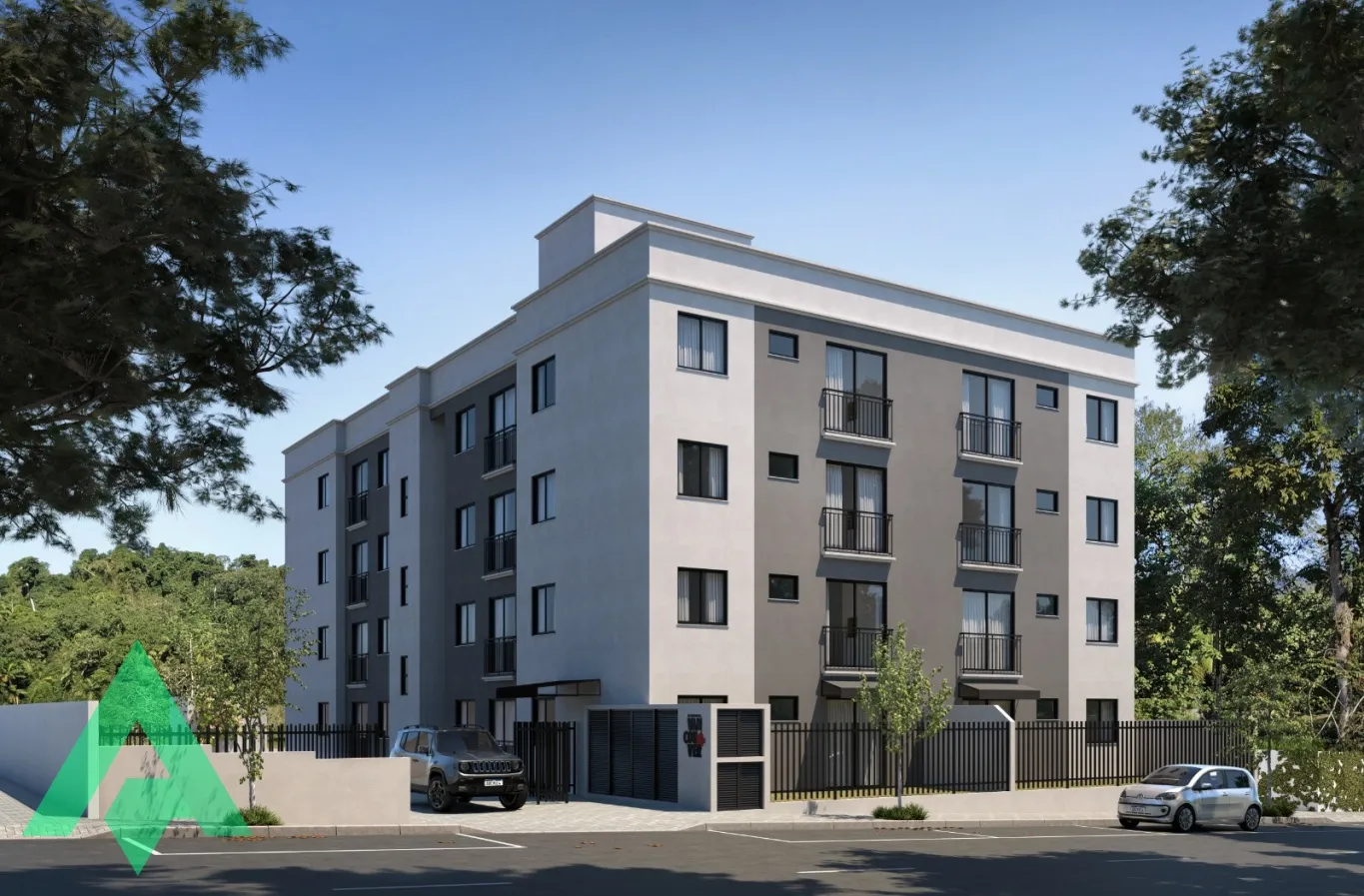 Apartamento de 2 dormitório à venda por R$ 296.500,00 - Bairro Araponguinhas - Timbó/SC - foto 1