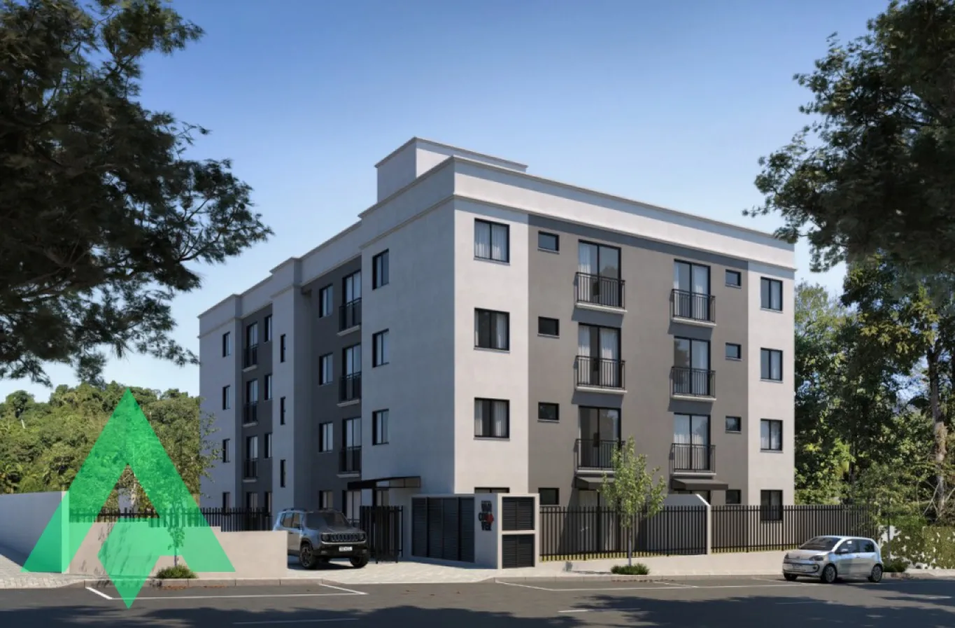 Apartamento de 1 dormitório à venda por R$ 266.500,00 - Bairro Araponguinhas - Timbó/SC - foto 1