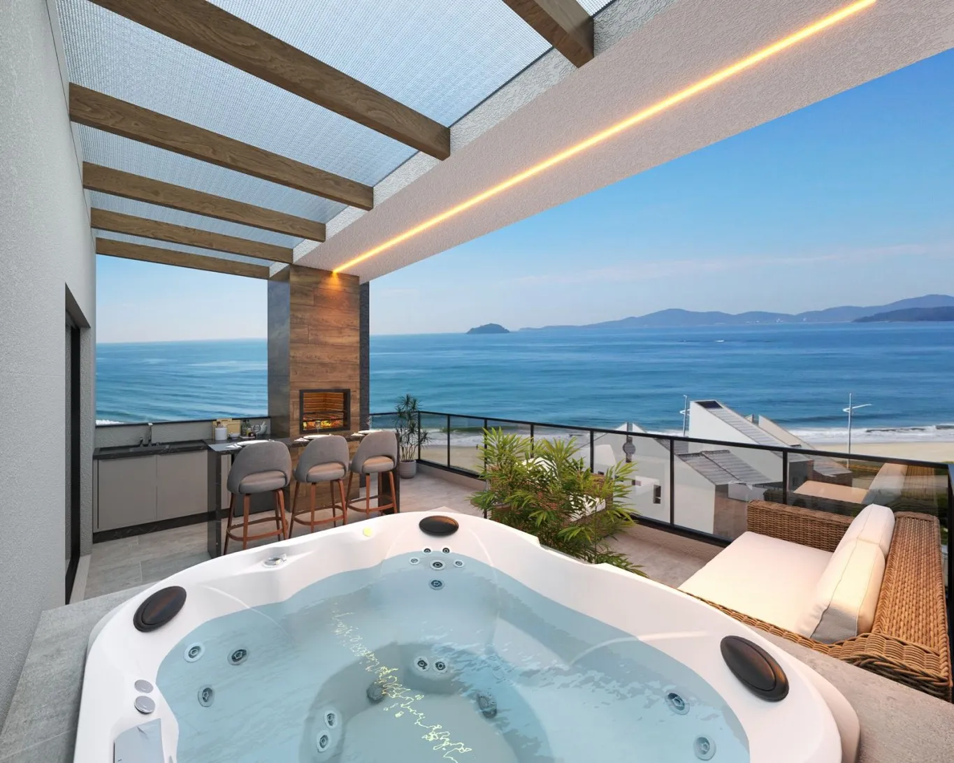 Empreendimento Grant View, com 3 dormitórios, sendo 2 suítes e jacuzzi na sacada, em Itajuba, Barra Velha! - foto 1