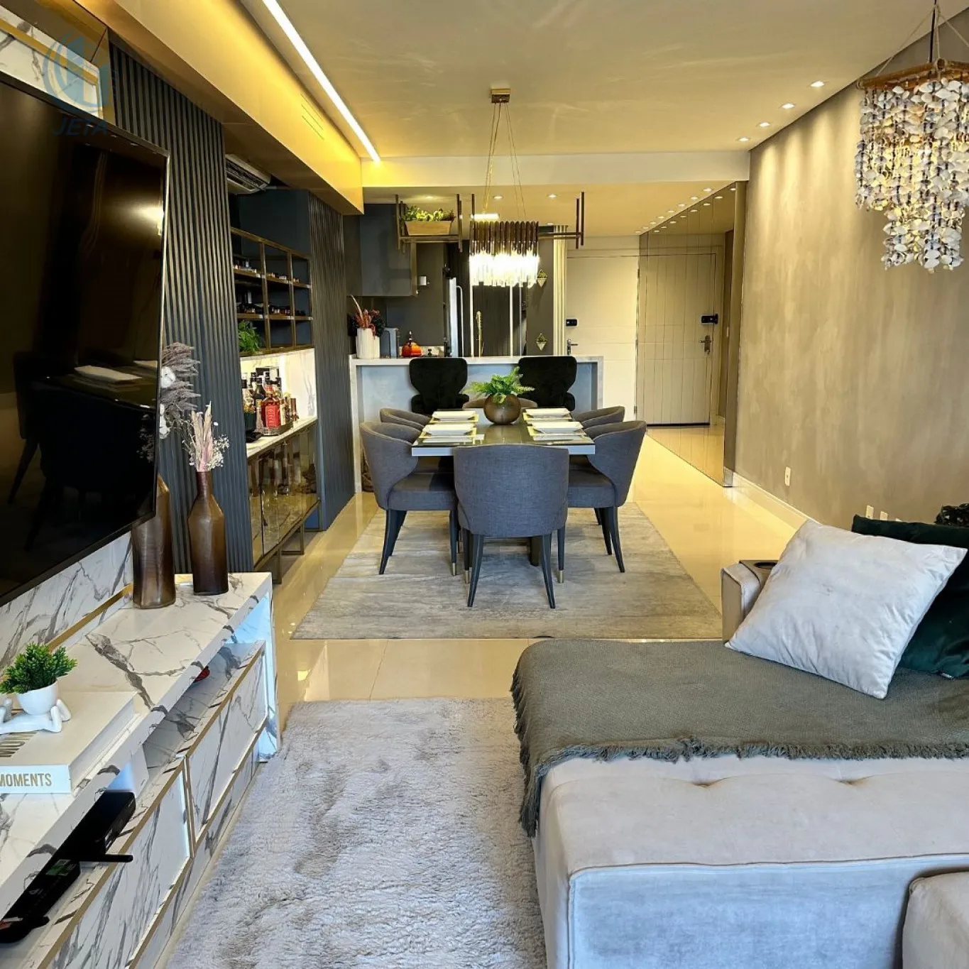 IMÓVEL TOTALMENTE MOBILIADO NO LITORAL - VISTA MAR — foto 6