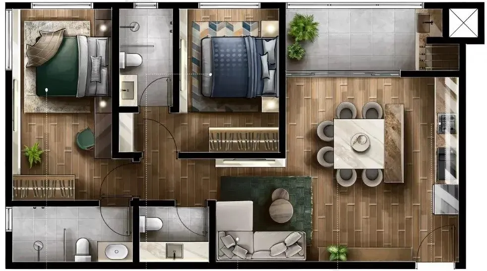 Apartamentos em Porto Belo — foto 2