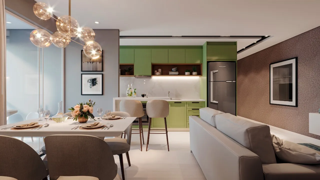 Apartamento com 1 suíte(s) mais 2 quarto(s) à venda no bairro SANTO ANTONIO em JOINVILLE, por R$ 731.296.00. — foto 2