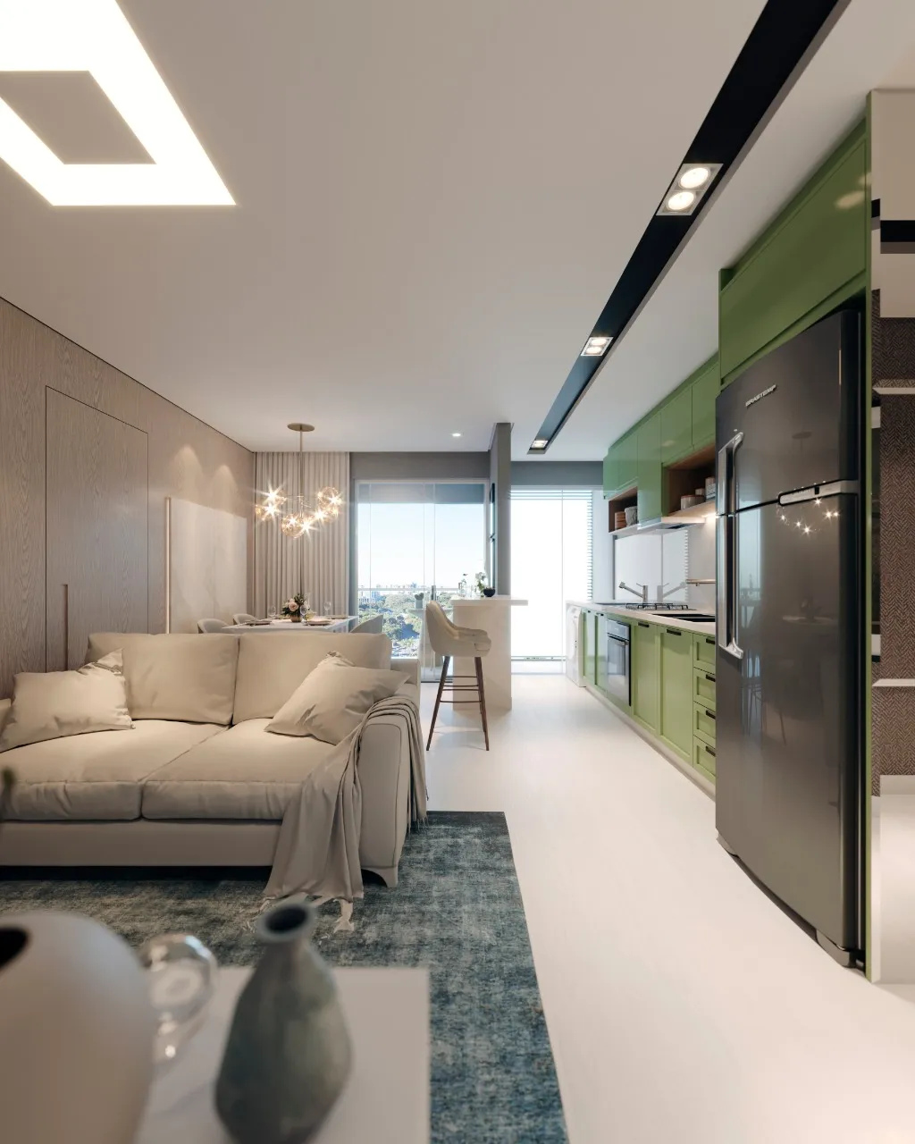 Apartamento com 1 suíte(s) mais 2 quarto(s) à venda no bairro SANTO ANTONIO em JOINVILLE, por R$ 731.296.00. — foto 3