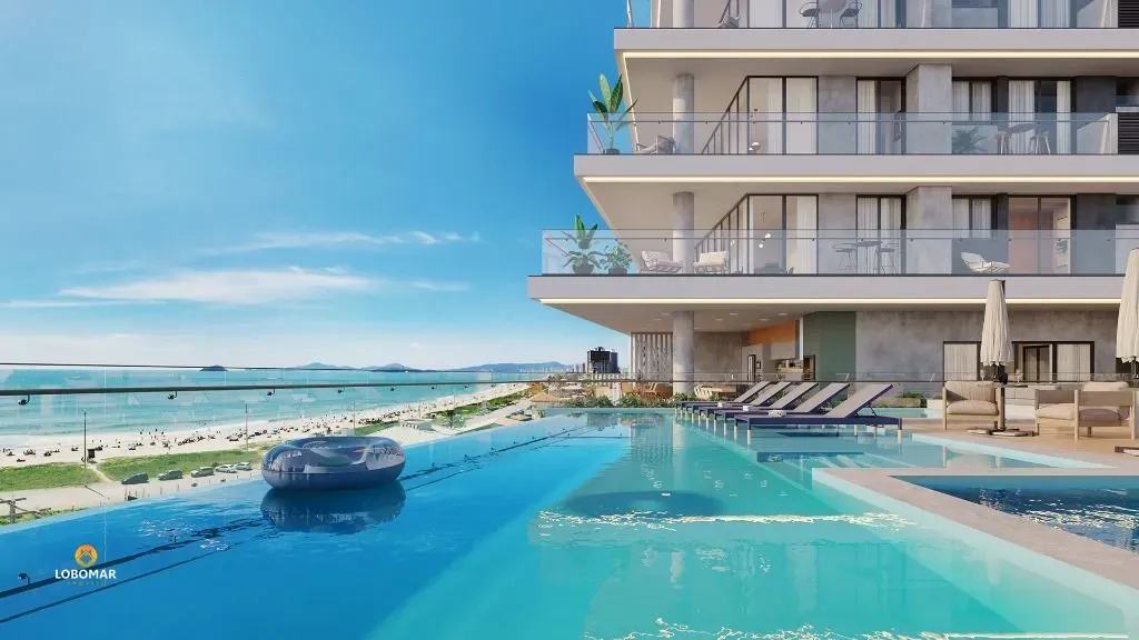 Apartamento frente mar com 3 suítes à venda, 152 m - Bairro Itacolomi - Balneár - foto 1