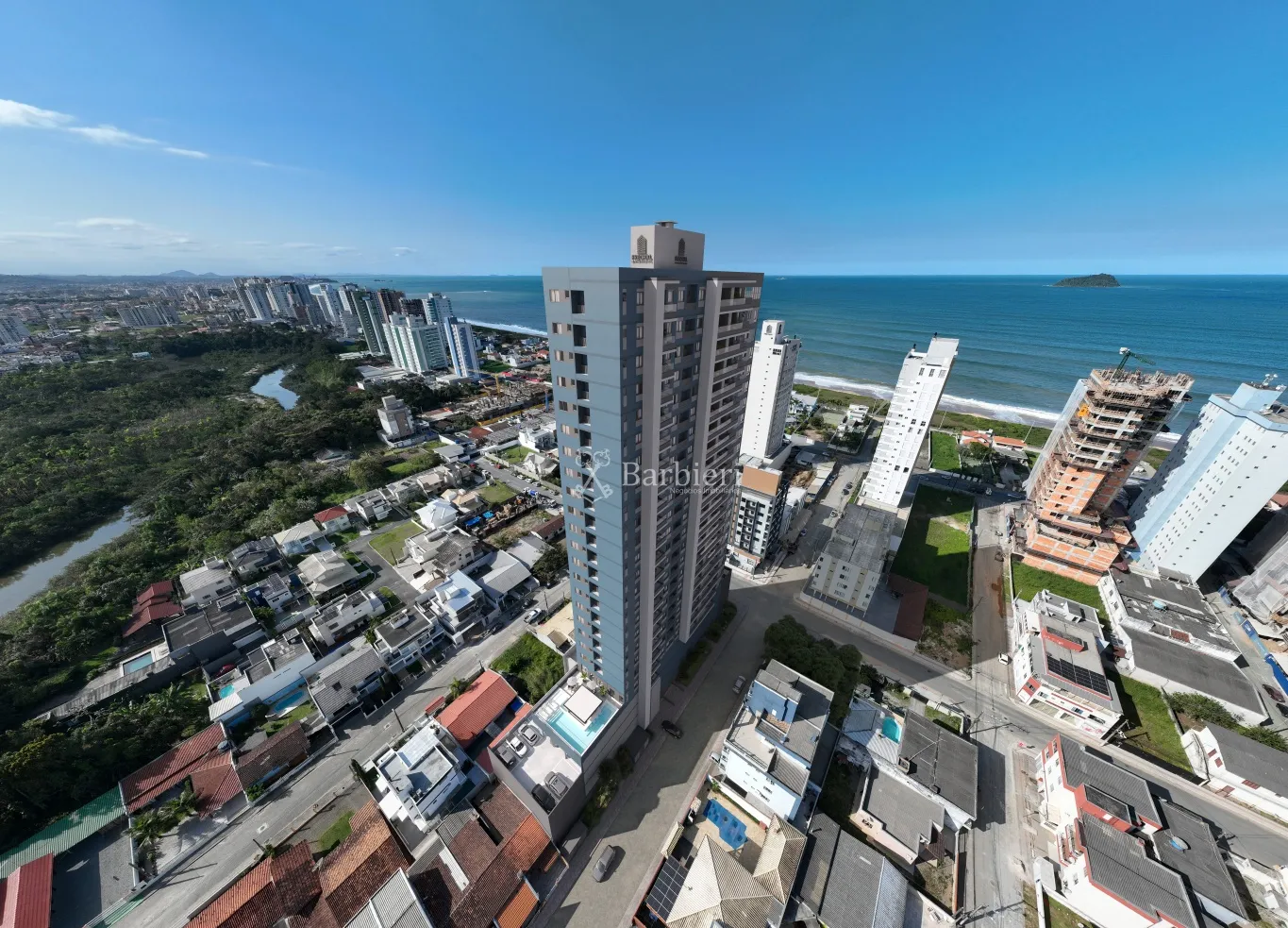 Apartamento com 2 suítes com 1 vagas na garagem em Balneário Piçarras/SC — foto 2