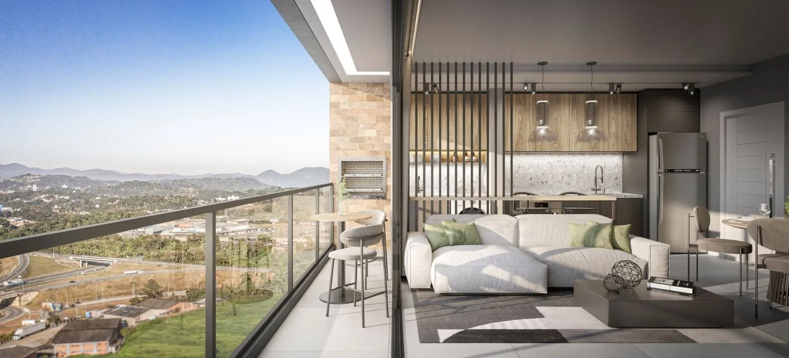 Apartamento com 3 dormitórios à venda no bairro Fidélis em Blumenau/SC — foto 2