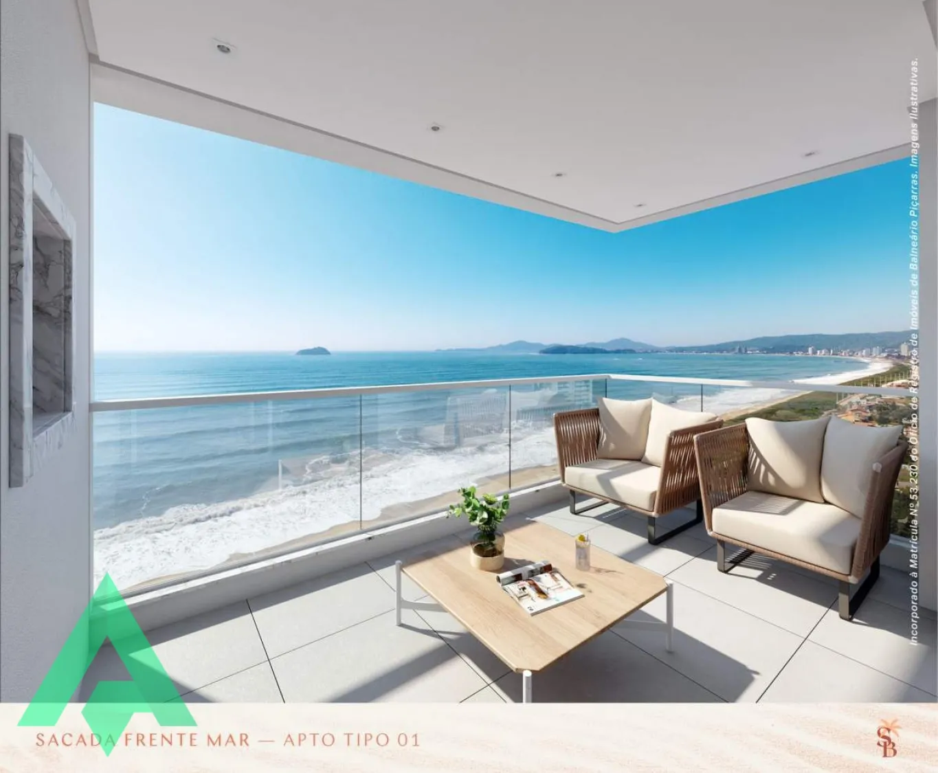 APARTAMENTO com 3 suítes e VISTA MAR à venda, no Bairro Itacolomi em Balneário Piçarras! - foto 1