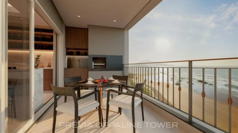 Apartamentos no Res. Oppaline Tower, opções com 3 suíte a 4 dormitórios sendo 2 suíte - Frente mar em Navegantes SC (Cód. 18333) — foto 6