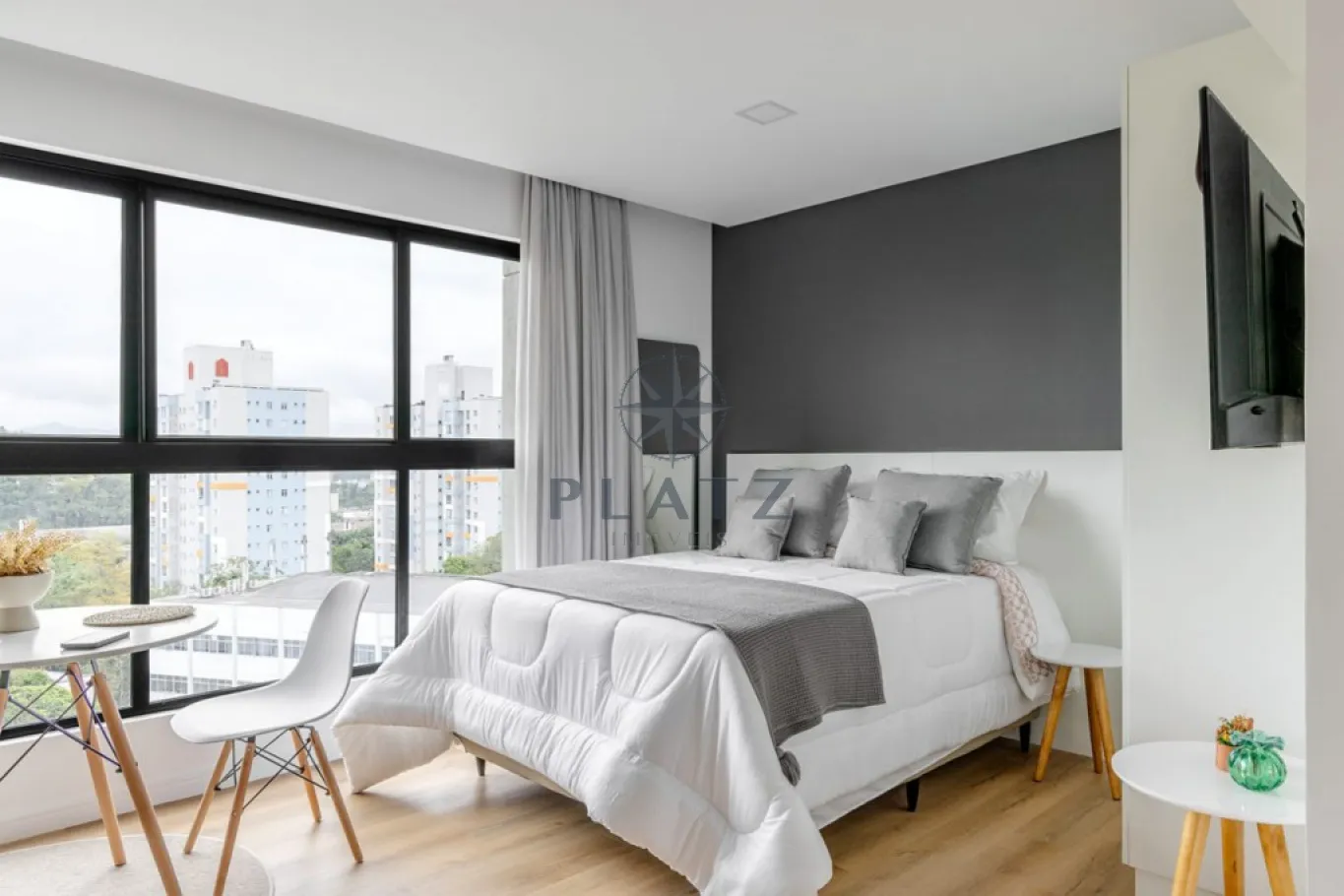 Venha morar em um loft novo, mobiliado e decorado, pronto para você se mudar e aproveitar o melhor da região de Blumenau, no edifício mais moderno e conectado. — foto 3