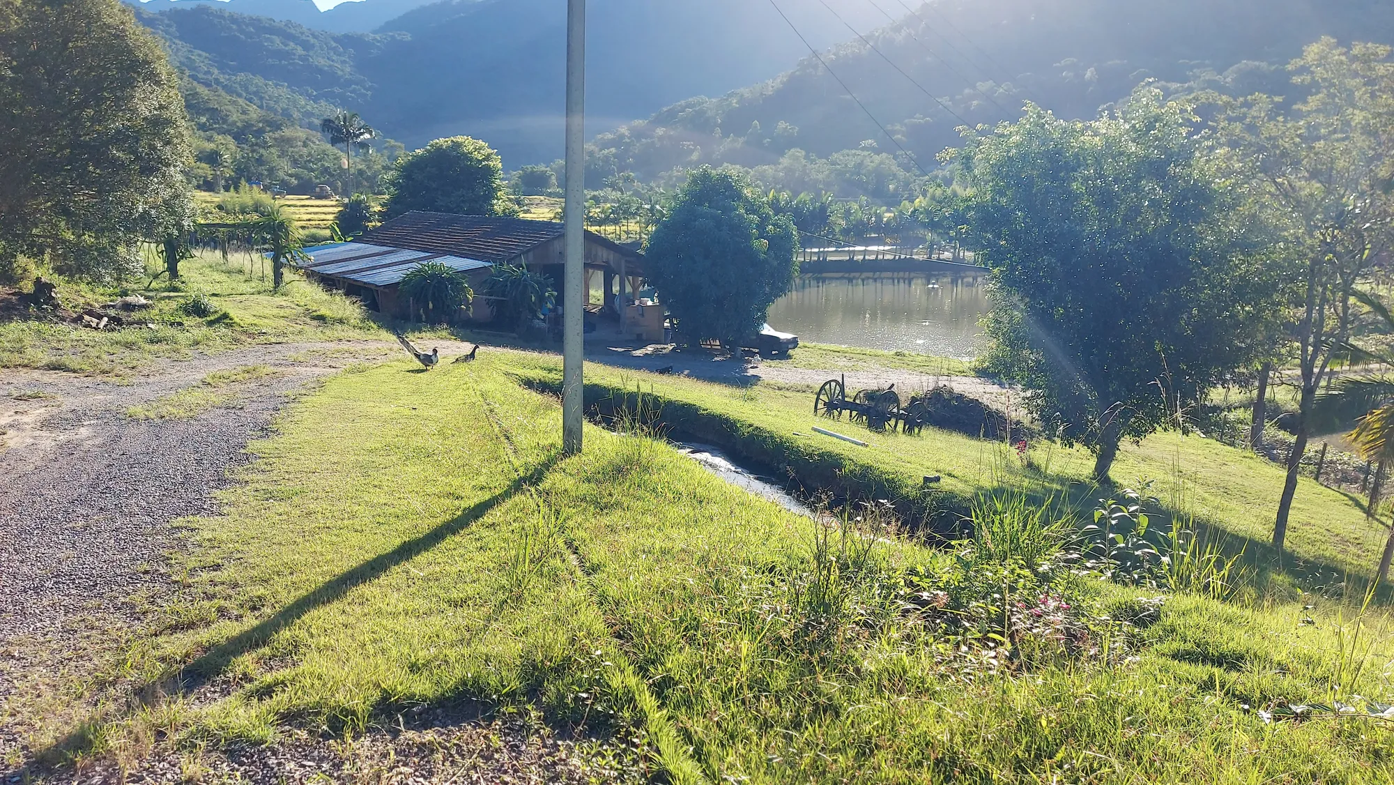 Sítio em Rodeio - Próximo Centro - Rua asfaltada até o portão de entrada. (Venda Com Exclusividade) — foto 2